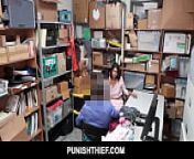 Horny Shoplyfter teen Got Punished for Stealing Clothes - Kat Arina from puke arina sex video