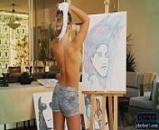 Huge tits teen blonde Tahlia Paris posing in the nude from tahlia mac