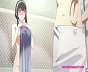 StepSis Accidentally Meets StepBro in the Bathroom - UNCENSORED HENTAI from anime bathroom sex