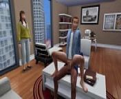 Ebony Shemale Marriage Counselor Fuck Client In Front of His Wife (The Sims 4 | 3D Hentai) from shemale sex 3d