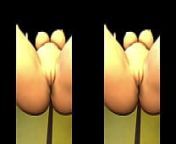 Soft big booty Mavis jiggles her perfect bubble butt in cartoon parody from jiggling animated boobs