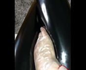 MISTRESS ANNETTE IN LATEX LEGGINGS TEASING HER GUY. WH3R3 ARE YOU I WAITING FOR YOUR FUCKING ANAL HOLE? from annette chastity