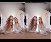 Naughty America 2 Chicks Same Time VR with Kenna James & Veronica Weston from nougty america com