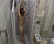 Czech Girl Erica in the shower - Hidden camera 2. cam from spy hidden cam