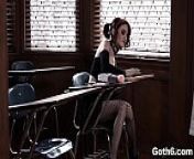 Lola Fae is a horned up and punked out that landed her slutty ass in detention under the watchful eye of her horny professor Mick Blue. from tiny detention