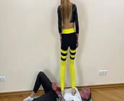 Domme Agma Hom Femdom With All Parts Of Her Body - Trample from agma