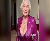[GRANNY Story] New Year's Eve Sex with Step Grandmother from hot grandmother
