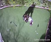 MexiMilf Gabby Quinteros Gets Banged By Golf Fanatic On The Green! from game video golf