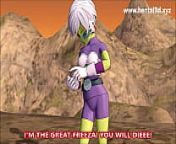 Giantess Cheelai vore Freeza and farts his soul from a freezer