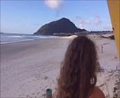 young wife gets naked on public beach to tease surfers from بلوچستان سکس یوÚ