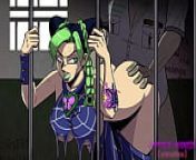 Jolyne Cujoh Gets her Thicc Ass Interrogated - Jojos Bizarre Adventure Commission from holly kujo hentai
