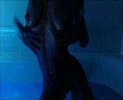 Aqua Lounge Wet Bath Fingering Neon Lights from change up naked