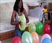 Watch me pop all of these balloons from water balloon boobs