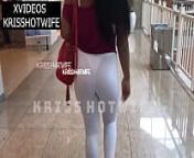 Kriss Hotwife Indo Malhar Com Cal&ccedil;a Transparente Para Deixar Os Machos Loucos Na Academia from cewe34 indo gym