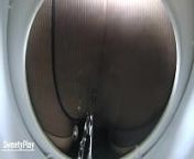 Peeing in pantyhose on hidden camera from in toilet spy cam porn