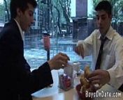 Twink co-workers get laid after coffee from laid cozen gay
