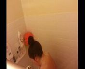 Creeping in on Wife in shower from rampant tv foot fetishesh