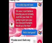 Aunty Vix and Pumpkin sext roleplay part two from young guy and aunty