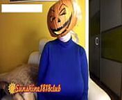 Happy Halloween pervs! Big boobs pumpkincam recorded 10 31 from huge boobs halloween pumpkin cosplay