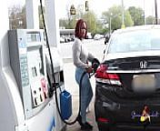 He meets a pornstar at the gas station from nudist amiöy star 004