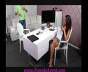 FemaleAgent Amazing casting with delicious skinny stud from milf gina