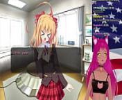 VTuber LewdNeko Plays My Girlfriend is the President! Part 1 from streamer watch hentai