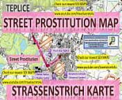 Teplice, Czech Republic, Tschechien, Street Prostitution MAP. Prostitutes, Callgirls from bad map