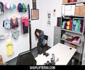Hot teen Lily Glee gets fucked by security after caught stealing from shoplyfter lily