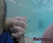 Flashing my dick in front of a young girl in public pool and helps me masturbate - it's very risky with people near - MissCreamy from squirts in front of people