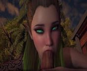 Wood Elf sucking Wood in the Garden POV Blowjob | 3D Porn from wood hentai