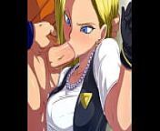 android 18 face fuck by krillin from naruto x one piece hentai