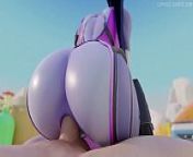 Widowmaker Taking It From The Back from anal 3d
