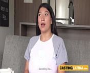 Massive titted amateur BBW latina thot Kaori convincing the perv producer from bbw job casting porn