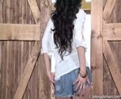 Wild Cowgirl Jelena Jensen Pleases Her Hot Bush With A Wooden Toy! from praivet girlrother sister comw ap sex video como