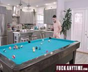 Step Siblings Play Pool and Whoever Wins Doesn't Have to Clean for A Month - Fuckanytime from freya project qt