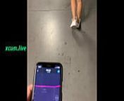 Step sister gets juicy in shopping mall with lovense lush vibrating toy controlled xhentai.live from controlling her orgasms shopping mall