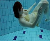Big tits shaved babe Lada Poleshuk underwater from anna netrebko super hot underwater