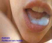 Mouth full of cum - Compilation - MONTSITA from japanese watch sex and mom