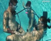 Candy Mike and Lizzy super hot underwater threesome from silver pearls candy nude 05