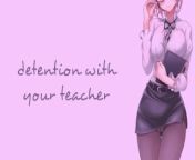 Detention With Your Teacher (Teacher Series) | SOUND PORN | English ASMR from jordi anal sex