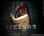 Amusteven's Velna 3 Trailer - Release 9 24 16 - Monster Fucks Hot Red Head from velana