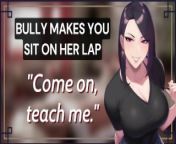 Your Bully Makes You Sit On Her Lap And Teases You from adiso