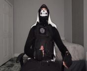 Ghost cosplayer cums from masturbating to you from chamet call