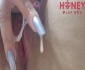 intense orgasm after the shower with HONEYPLAYBOX Suction Cup🤤 from videsh sex