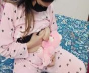 Desi Stepdaughter Playing With Her Teddy Bear Toy But Her Stepfather Wants To Play With Her Pussy from desi pakistani woman in scarf and shalwar kameez playing dirty