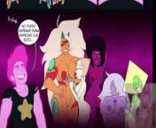 Steven Universe's reverse gangbang with her friends from harem