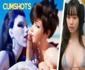 I watched 10 minutes of Cumshots [ HENTAI ] from 10 korean actress movies