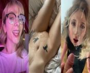 Amateur British cumslut compilation! HUGE facials - Jade Vow from behind the anal porn shoot