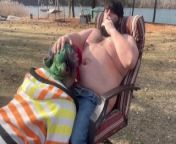 Smoking outdoor blowjob from bod dudh