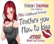POV: Friend Teaches You How to Kiss (ASMR Make-Out Session) from asmr kiss pov